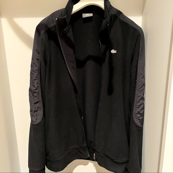 Lacoste black zip up jacket (no hood) - Picture 1 of 4